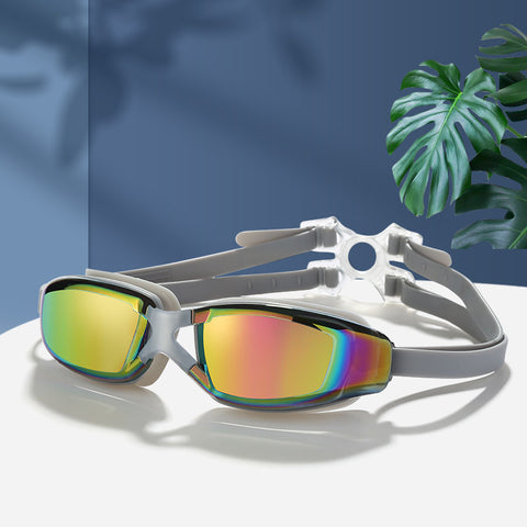 Waterproof UV Anti Fog Swimming Goggles Swim Glasses