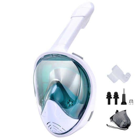 Full Face Snorkel Mask with Detachable Camera Mount