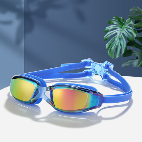 Waterproof UV Anti Fog Swimming Goggles Swim Glasses