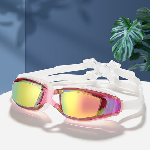 Waterproof UV Anti Fog Swimming Goggles Swim Glasses