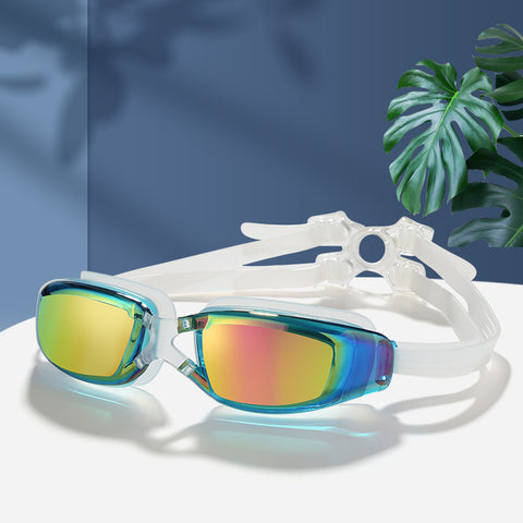 Waterproof UV Anti Fog Swimming Goggles Swim Glasses
