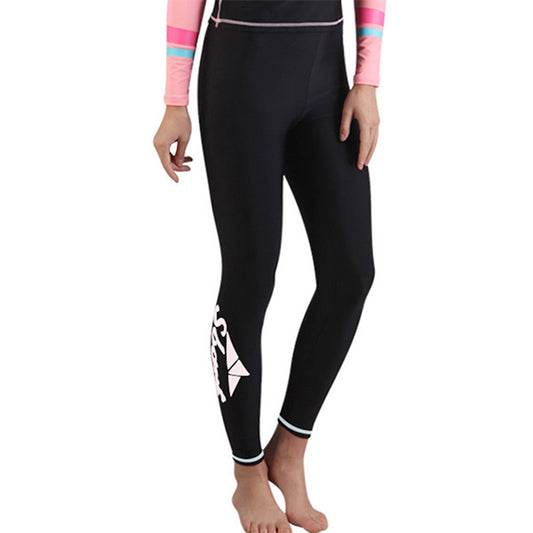SBART Women Snorkeling Leggings Wetsuit Pant Rash Guard Tight Pants